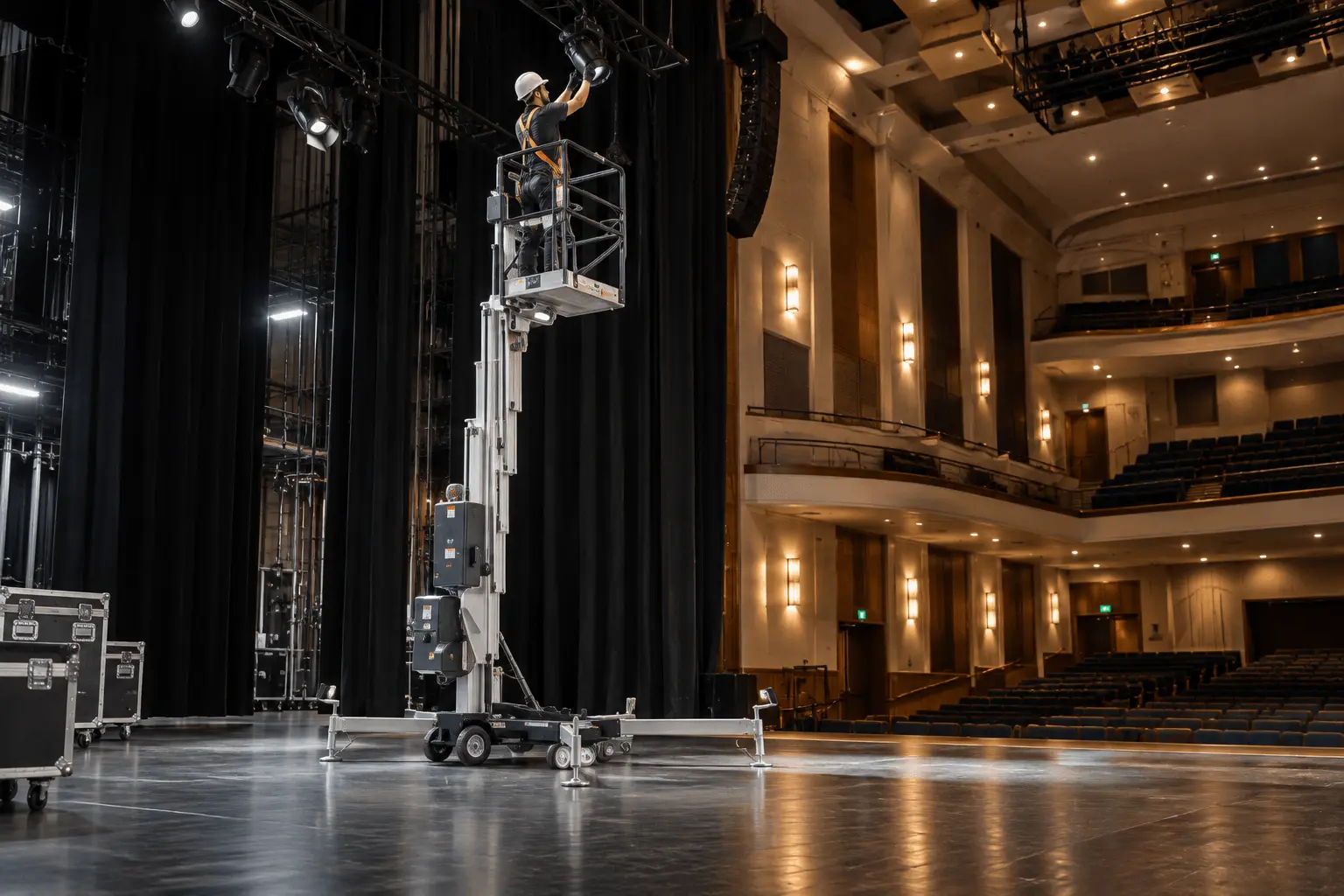 30AM operando em um teatro